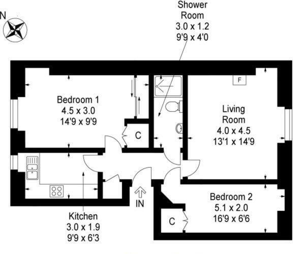 Edinburgh City Apartment Eksteriør billede